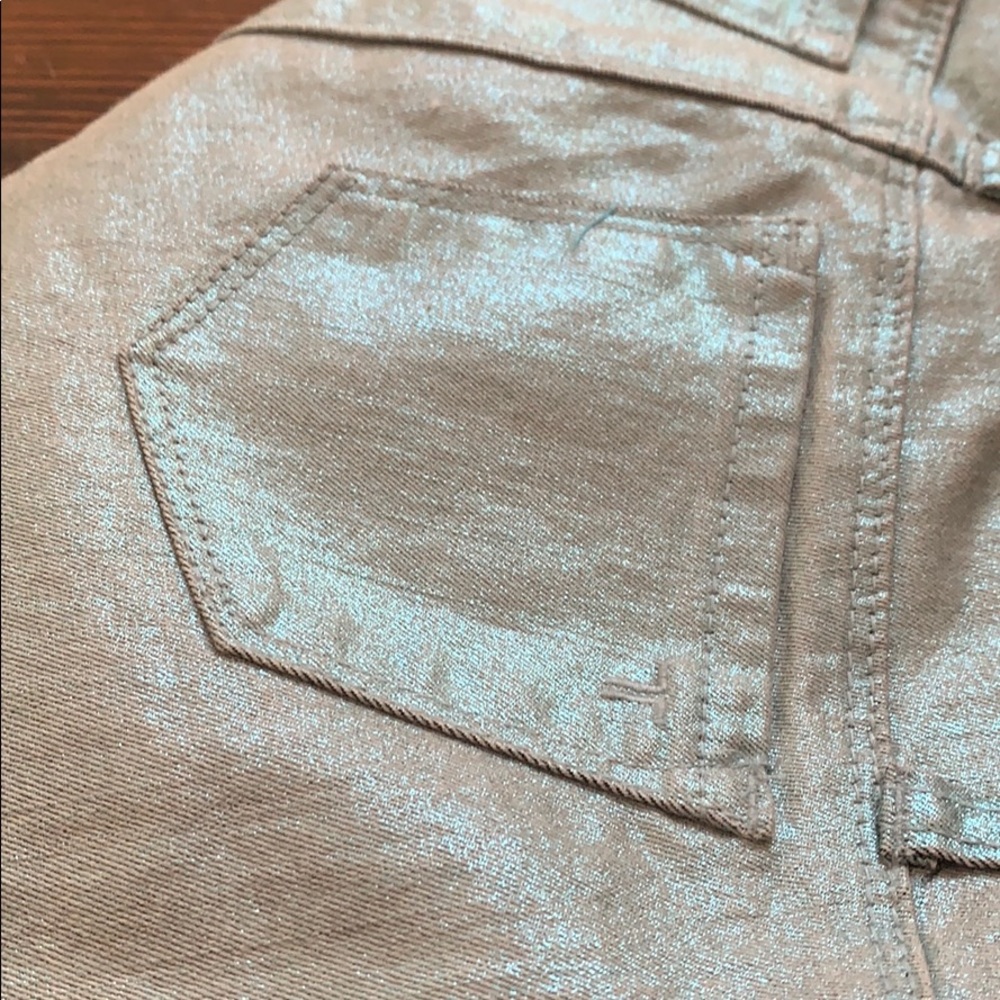 Blue/green shiny tractr jeans - Picture 5 of 5